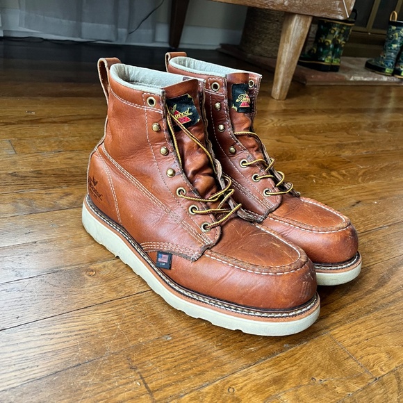 Thorogood AMERICAN HERITAGE – 6″ TOBACCO SAFETY TOE – MOC TOE MAXWEAR WEDGE™ - Picture 3 of 8